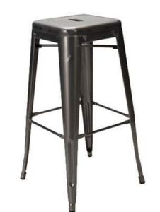 Backless Metal Barstool rental Salt Lake City, UT