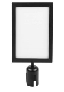 Vertical stanchion sign holder rental Salt Lake City, UT