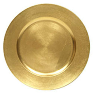 Gold Acrylic Charger 13" rental Phoenix, AZ