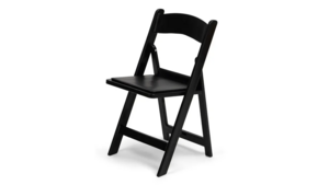 Black Resin Folding Chair rental Austin, TX