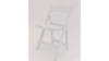 White Resin Folding Chair rental in Austin, TX
