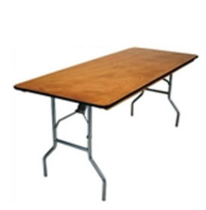 6' x 42" Captain's Banquet Table rental in Austin, TX