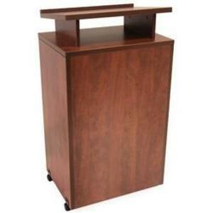 Light Wood Podium rental Austin, TX