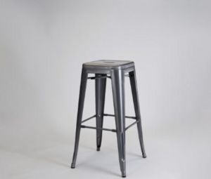 Gunmetal Barstool rental Miami-Ft. Lauderdale, FL