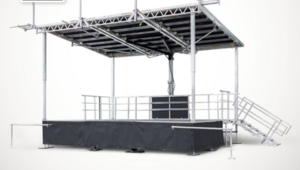 20 x 16 mobile stage rental Miami-Ft. Lauderdale, FL