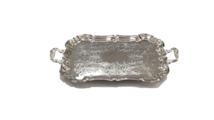 Silver Plated Rectangular Tray 23"X14" rental Austin, TX