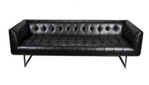 BLACK MATISSE SOFA rental Chicago, IL