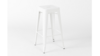 White Barstool w/ Wood Seat rental in Los Angeles, CA