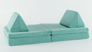 Sea Green Play Sofa rental Los Angeles, CA