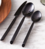 Capri Black Flatware rental in Los Angeles, CA