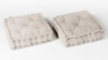 Off White Square Floor Pillow rental in Los Angeles, CA