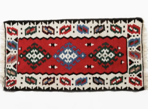 Atari Snowflakes Small Rug rental Los Angeles, CA
