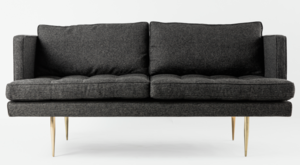 Modern Gray Sofa rental Los Angeles, CA