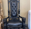 Black Throne Chair rental in Chicago, IL