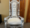 White Throne Chair rental in Chicago, IL
