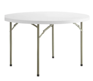 48" White Round Table rental Chicago, IL