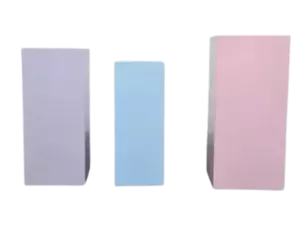 Multicolor Square Pedestals  rental New York, NY