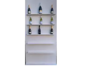 White Wall with Shelves rental New York, NY