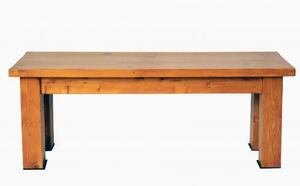 Natural Rustic 4' Wooden Bench rental Chicago, IL