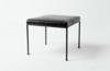 Black Leather Side Table rental in Los Angeles, CA