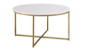 Gold and Marble Round Coffee Table rental in San Diego, CA