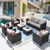 Wicker Outdoor Ottoman rental in San Diego, CA