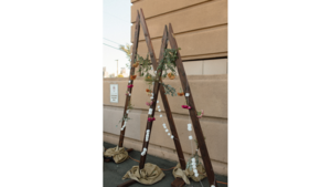 Double Triangle Wood Arch rental San Diego, CA
