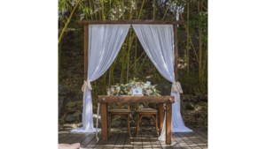 Wooden Arch 8' x 6' rental San Diego, CA