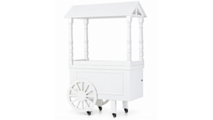 White Candy Cart rental Austin, TX