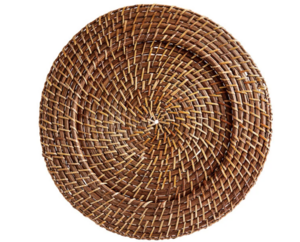 Light Brown Rattan Charger  rental Miami-Ft. Lauderdale, FL