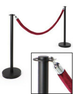 Black Stanchion Pole rental New York, NY