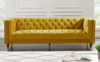  Emerson Gold Velvet Sofa rental in Austin, TX