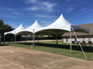 20' x 60' High Peak Tent rental Houston, TX
