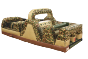 35' Camo Obstacle Course rental Houston, TX
