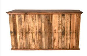 Pallet Wood Bar rental Chicago, IL