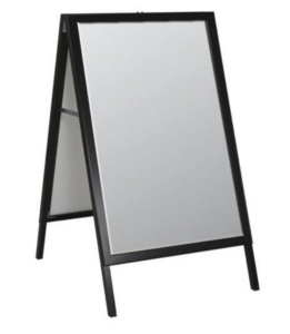 A Frame Sandwich Board rental Chicago, IL