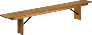 Rustic Pine 8' Bench rental Austin, TX