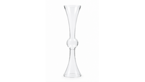 Glass Clarion Vase 35" rental Austin, TX