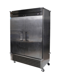DOUBLE-DOOR STAINLESS STEEL FRIDGE rental Chicago, IL