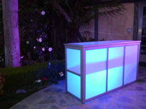 Geo Light Up Bar rental Los Angeles, CA