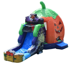 Pumpkin Combo Bounce House rental Austin, TX