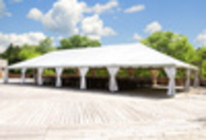 50 x 60 White gable tent   rental San Antonio, TX