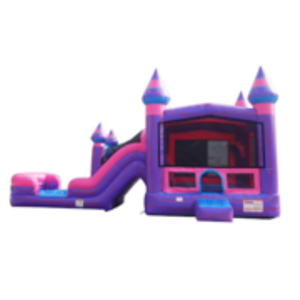 Purple and Pink Dual Lane Combo with Slide rental San Diego, CA