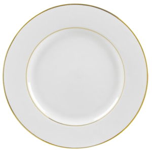 Gold Rimmed China Dinner Plate  rental Dallas-Ft. Worth, TX