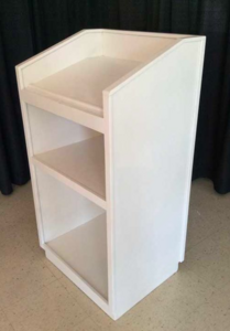 White Podium rental Austin, TX