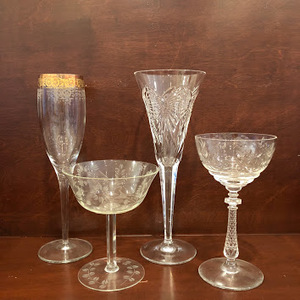 Vintage Champagne Glasses rental New York, NY