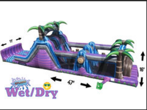 Purple Wet or Dry Obstacle Course rental Miami-Ft. Lauderdale, FL