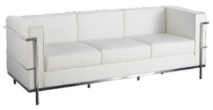White Casting Sofa  rental Miami-Ft. Lauderdale, FL