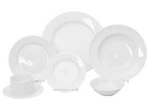 White Dinner Plate rental Seattle-Tacoma, WA