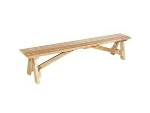 Natural Wooden Bench rental Westchester, NY